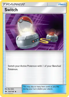 Switch Uncommon card from Sun & Moon Base