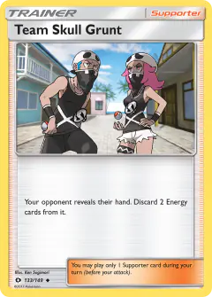Team Skull Grunt Uncommon card from Sun & Moon Base