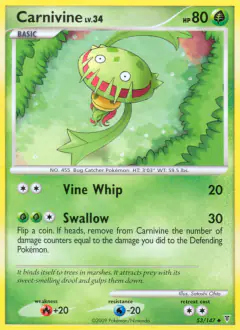 Carnivine Uncommon card from Supreme Victors