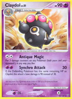 Claydol Rare card from Supreme Victors
