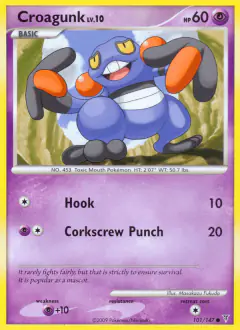 Croagunk Common card from Supreme Victors