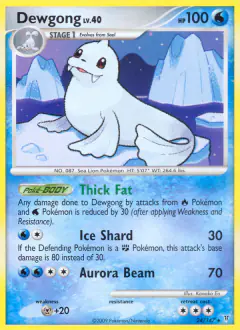 Dewgong Rare card from Supreme Victors