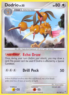 Dodrio Rare card from Supreme Victors
