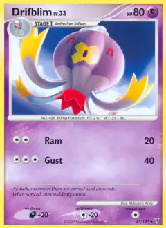 Drifblim Uncommon card from Supreme Victors