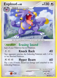 Exploud Rare card from Supreme Victors