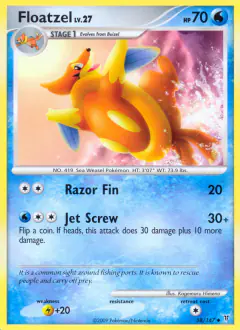 Floatzel Uncommon card from Supreme Victors
