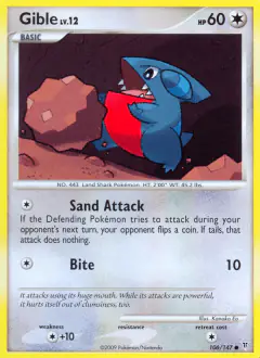 Gible Common card from Supreme Victors