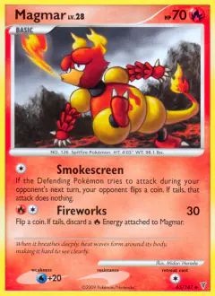 Magmar Uncommon card from Supreme Victors