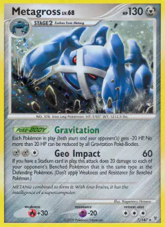 Metagross Rare Holo card from Supreme Victors