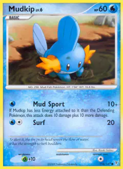 Mudkip Common card from Supreme Victors