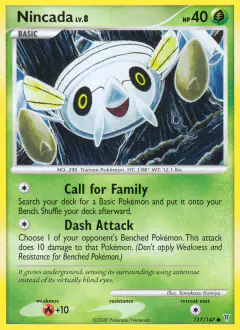 Nincada Common card from Supreme Victors