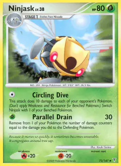 Ninjask Uncommon card from Supreme Victors