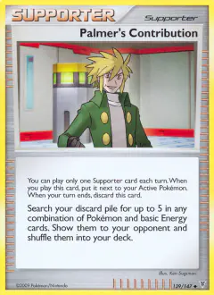Palmer's Contribution Uncommon card from Supreme Victors