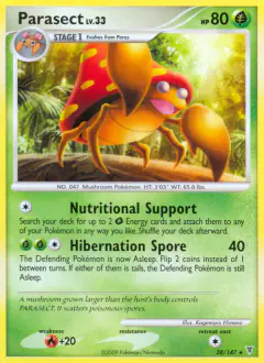 Parasect Rare card from Supreme Victors