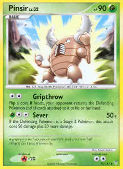 Pinsir Uncommon card from Supreme Victors