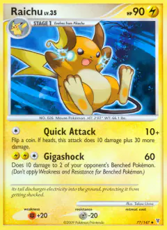 Raichu Uncommon card from Supreme Victors