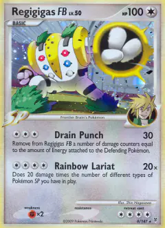Regigigas FB Rare Holo card from Supreme Victors