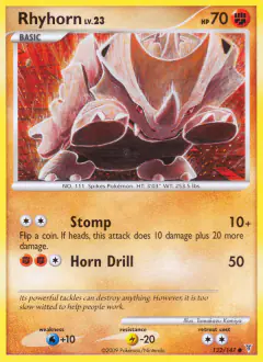 Rhyhorn Common card from Supreme Victors