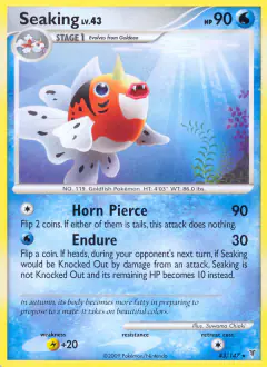 Seaking Rare card from Supreme Victors