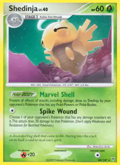 Shedinja Rare card from Supreme Victors