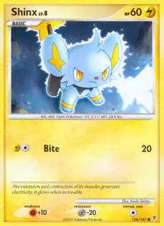 Shinx Common card from Supreme Victors