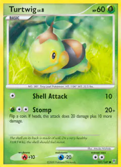 Turtwig Common card from Supreme Victors