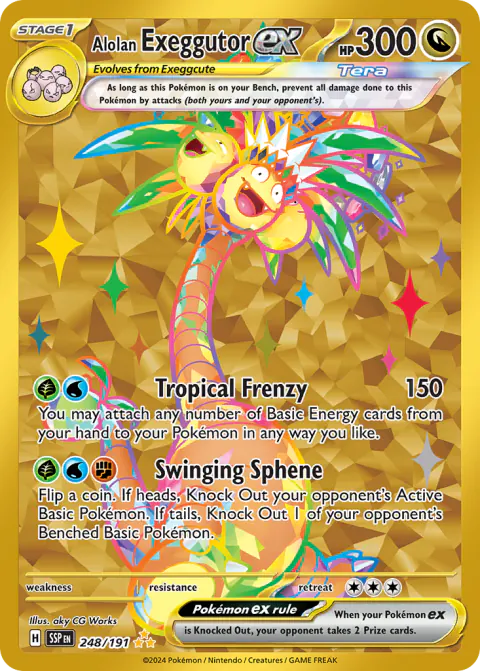 Alolan Exeggutor ex Hyper Rare