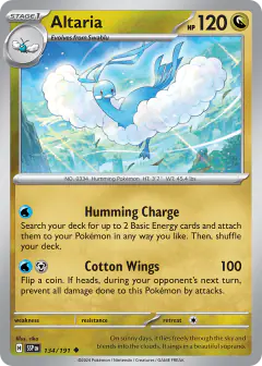 Altaria Uncommon card from Surging Sparks