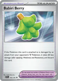 Babiri Berry Uncommon card from Surging Sparks
