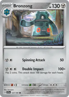Bronzong Common card from Surging Sparks