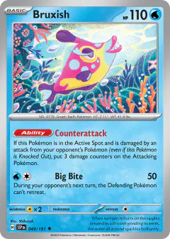 Bruxish Uncommon card from Surging Sparks