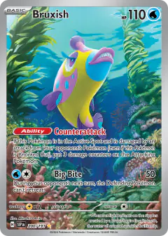 Bruxish Illustration Rare card from Surging Sparks