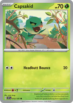 Capsakid Common card from Surging Sparks
