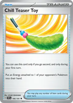 Chill Teaser Toy Uncommon card from Surging Sparks
