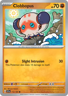 Clobbopus Common card from Surging Sparks