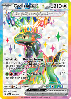 Cyclizar ex Ultra Rare card from Surging Sparks