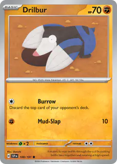 Drilbur Common card from Surging Sparks