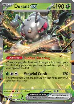 Durant ex Double Rare card from Surging Sparks