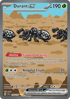 Durant ex Special Illustration Rare card from Surging Sparks