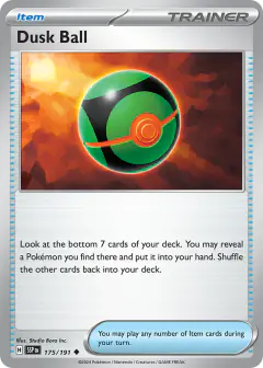 Dusk Ball Uncommon card from Surging Sparks