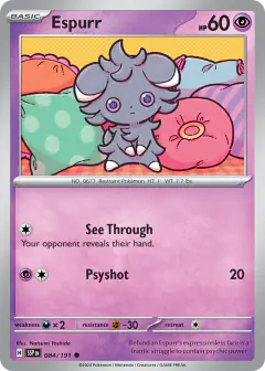 Espurr Common card from Surging Sparks