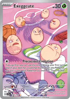 Exeggcute Illustration Rare card from Surging Sparks