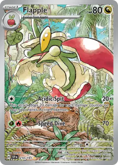 Flapple Illustration Rare card from Surging Sparks