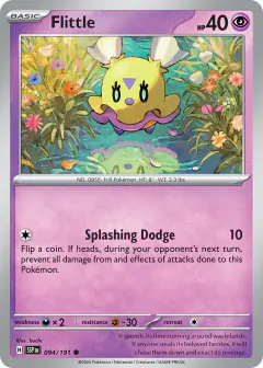Flittle Common card from Surging Sparks