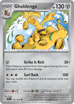 Gholdengo Uncommon card from Surging Sparks