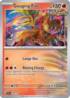 Gouging Fire Rare card from Surging Sparks