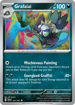 Grafaiai Uncommon card from Surging Sparks