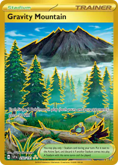 Gravity Mountain Hyper Rare card from Surging Sparks