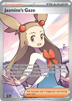 Jasmine's Gaze Ultra Rare card from Surging Sparks