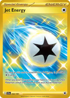 Jet Energy Hyper Rare card from Surging Sparks